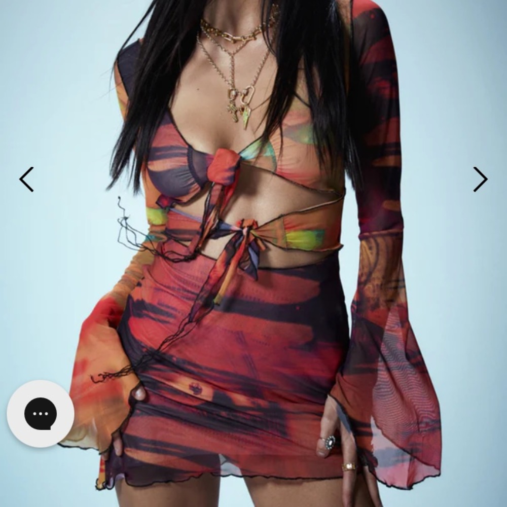 Jaded London Mesh Dress